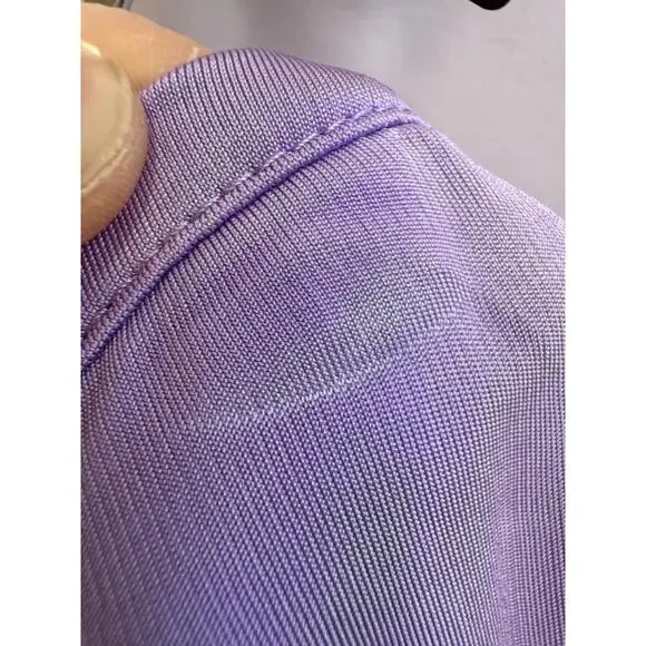 Rabanne Purple Jupe Slip Skirt Size 38 open seam/ and small stain